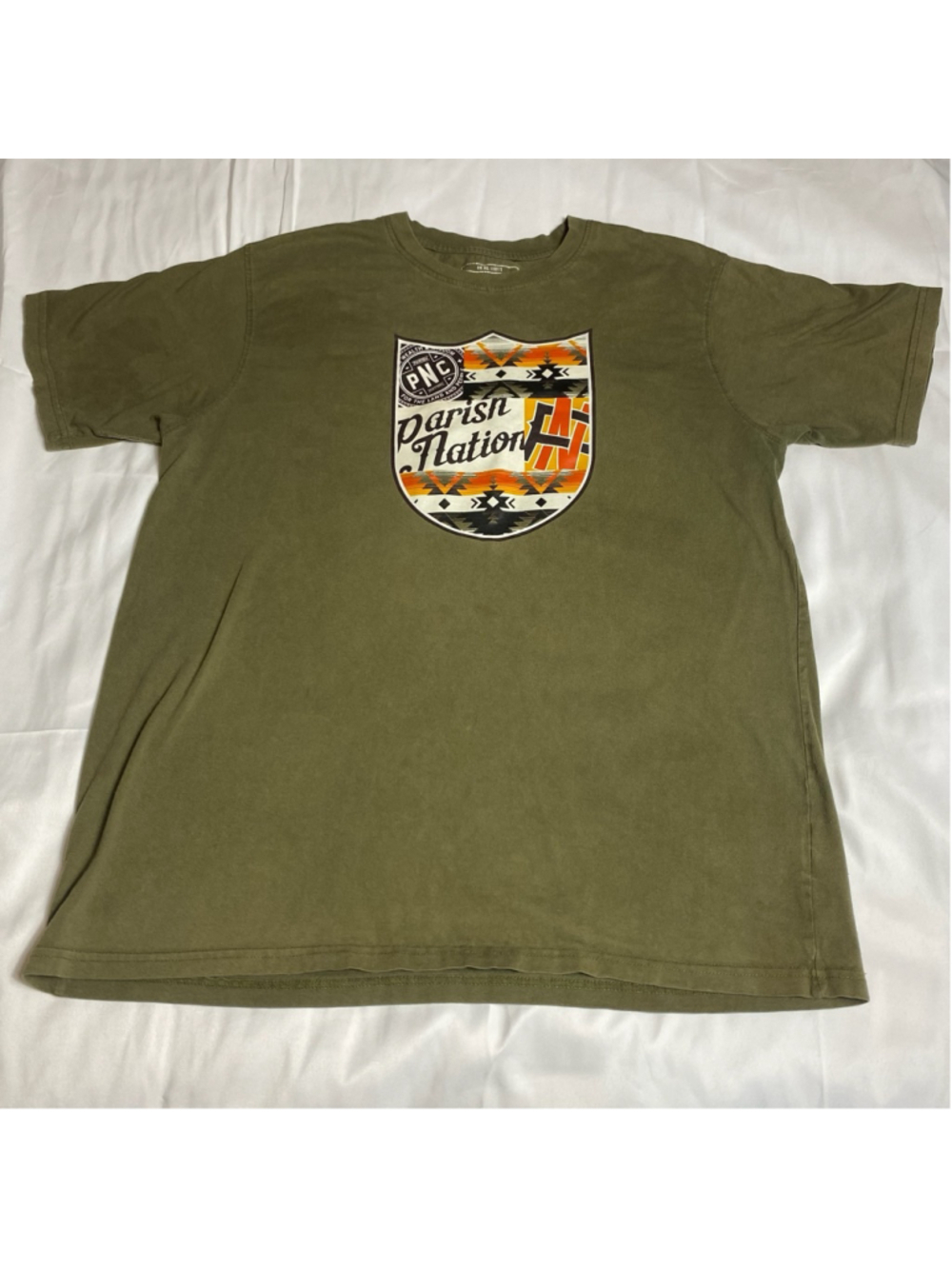 Men's Parish Nation Olive Green Short Sleeve Tee XXL